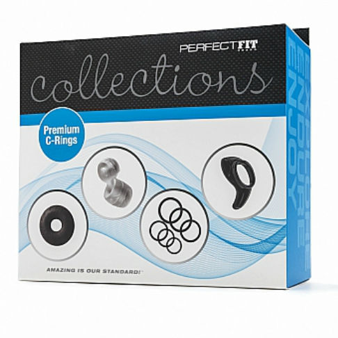 Set Inele pentru Penis, Perfect Fit Brand - Premium C-Rings Collection, Ultra Confortabile si Functionale
