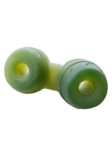 Inel Penis si Testicule, Perfect Fit Brand - Silaskin Cock Ball, Super Elastic, Verde