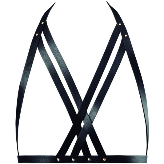 Ham de Corp Tip Sutien, Bijoux Indiscrets - Maze, 100% Ajustabil, Negru