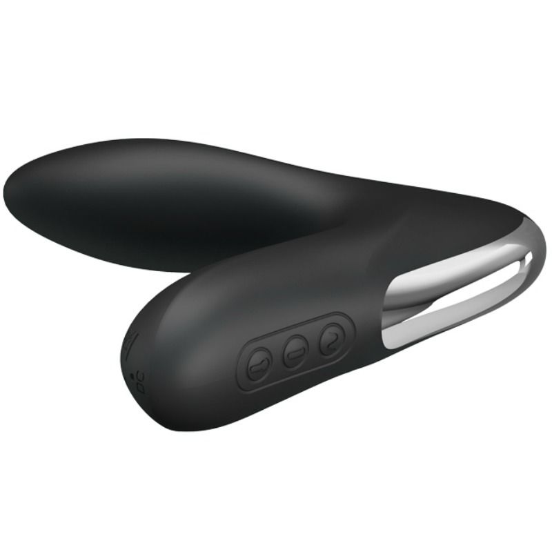 Vibrator Prostata, Pretty Love - Leonard, Gonflabil cu Vibratii, Negru