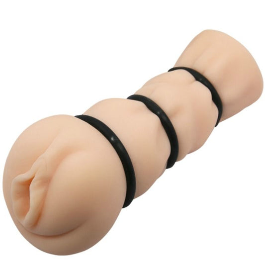 Masturbator Vagin cu Inele, CRAZY BULL - Interior Texturat, Realist