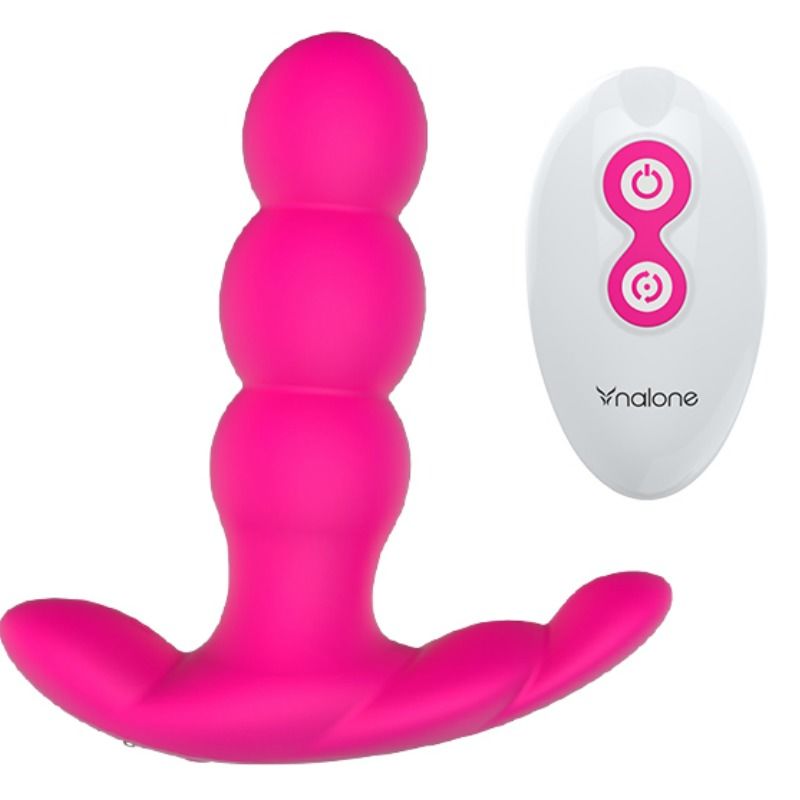 Vibrator Anal, Nalone - Pearl, cu Telecomanda, Negru