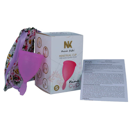 Cupa Menstruala, NINA KIKI - din Silicon Medical, Mov, Marimea S