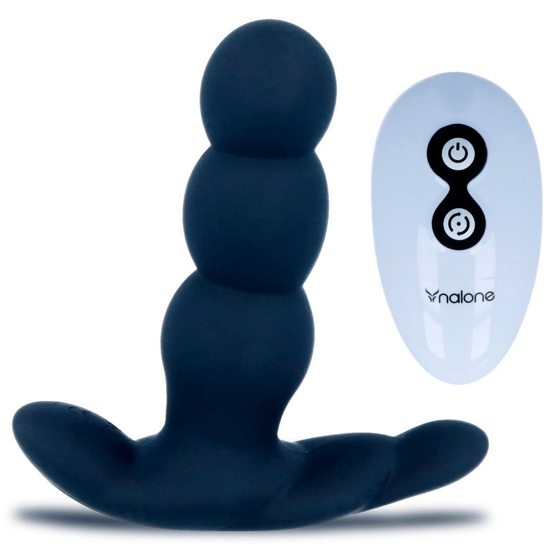 Vibrator Anal, Nalone - Pearl, cu Telecomanda, Negru