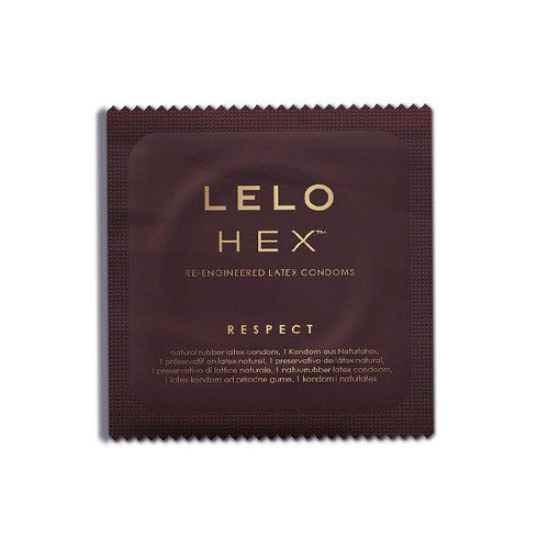 Prezervative din Latex Natural, LELO - HEX Respect XL, Diametru 58 mm, 3 buc