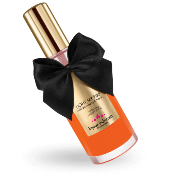 Ulei de Masaj, Bijoux Indiscrets, Efect de Incalzire, 100 ML Capsuni de Padure