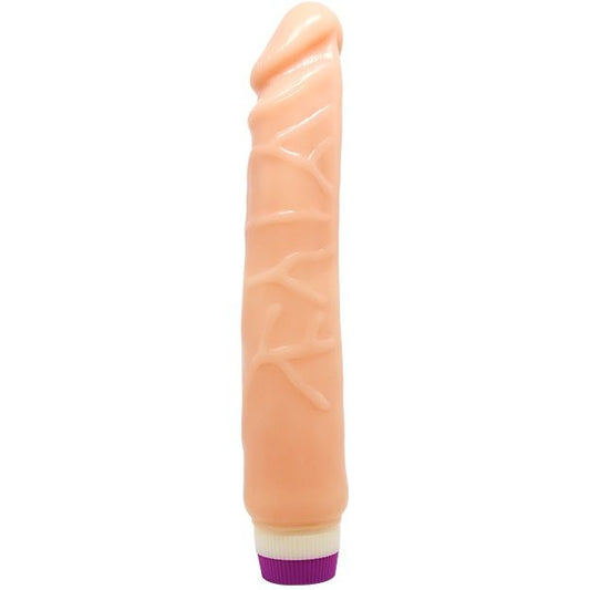 Vibrator Realist, BAILE - Waves of Pleasure, cu Vibratii Reglabile, Natural, 25,5 cm