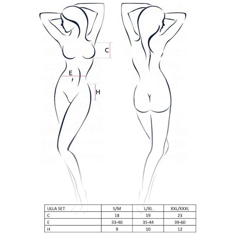 Set, Passion, Woman Ulla, Mărime S/M