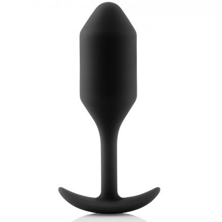 Plug Anal, B-Vibe - Snug Plug 2, Bile Interioare, Negru