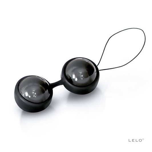 Bile Kegel, Lelo - Luna Beads Noir, Vibratii Subtile, D - 29 Mm