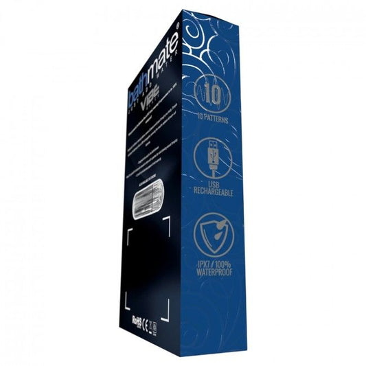 Vibrator Glont, Bathmate - Vibe, Reincarcabil USB, Argintiu