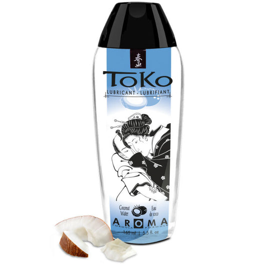 Lubrifiant pe Baza de Apa, SHUNGA - Toko Aroma, Aroma Apa de Cocos, 165 ml