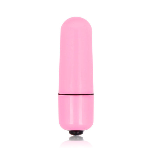 Vibrator Bullet Mic, GLOSSY - 1 Viteza, Roz Inchis, 5,8 cm