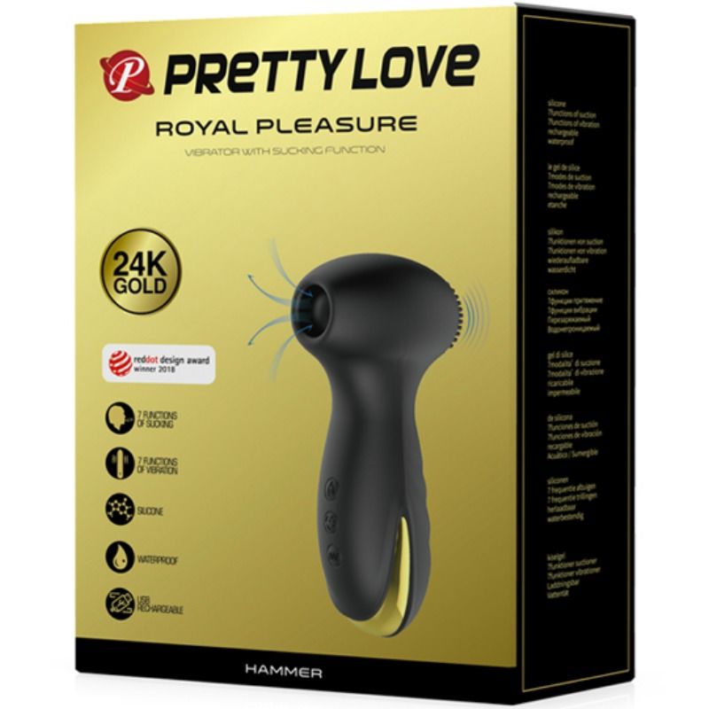 Vibrator, Pretty Love - Smart Hammer, Vibratie si Suctiune