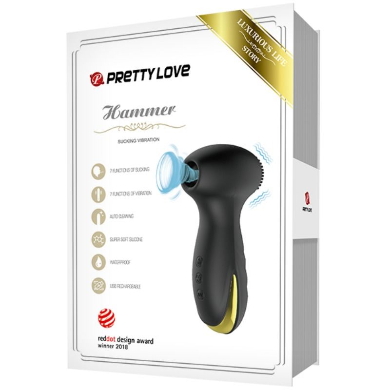 Vibrator, Pretty Love - Smart Hammer, Vibratie si Suctiune