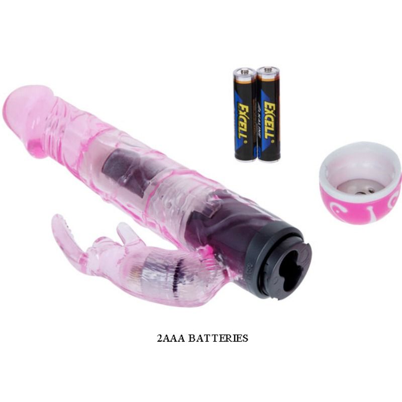 Vibrator Rabbit, Baile, 10 Moduri de Vibratie, Roz