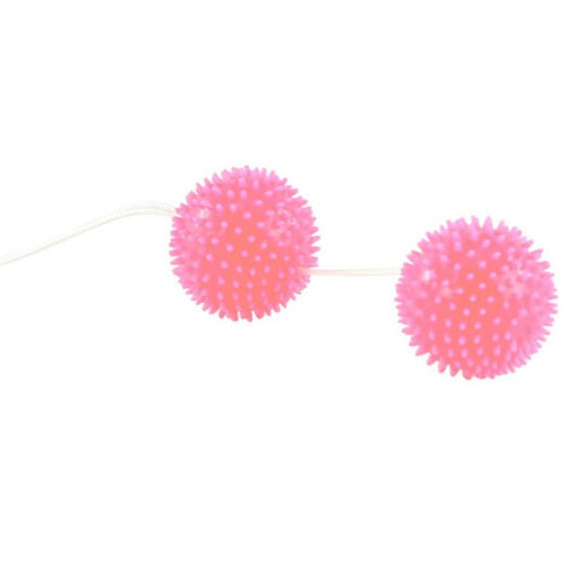 Bile Kegel cu Textura, BAILE - A Deeply Pleasure, Roz, 3,6 cm