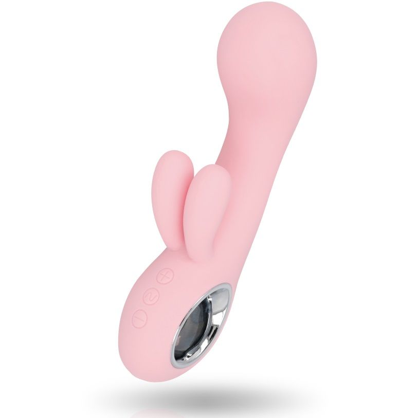 Vibrator Iepuras, Inspire - Glamour Georgia, Stimulator Dublu Clitoris, Roz