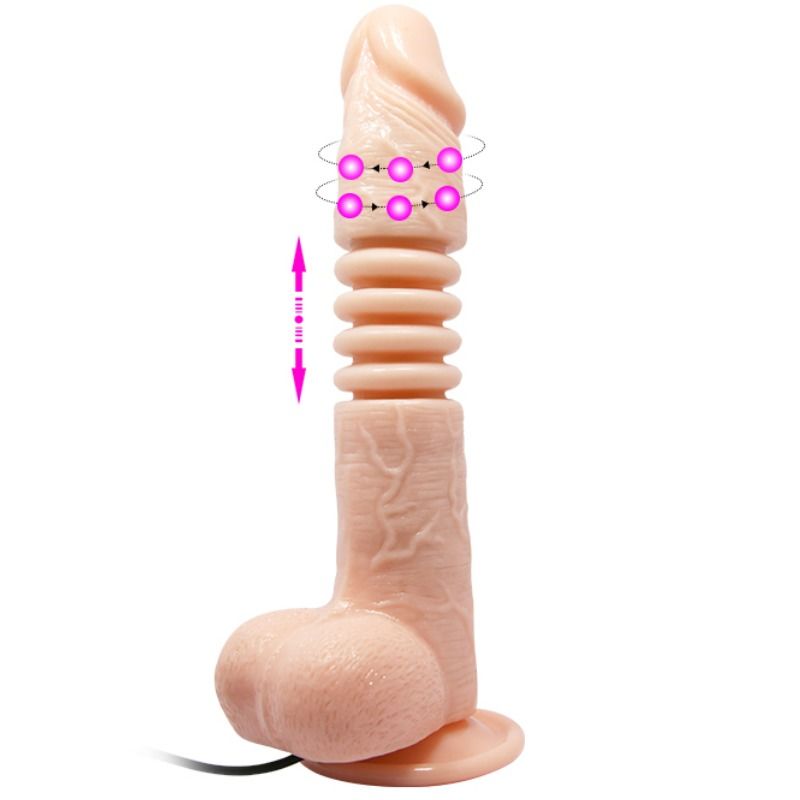 Vibrator Multifunctional, Baile - Thunder Up, cu Rotatie si Miscare Sus-Jos