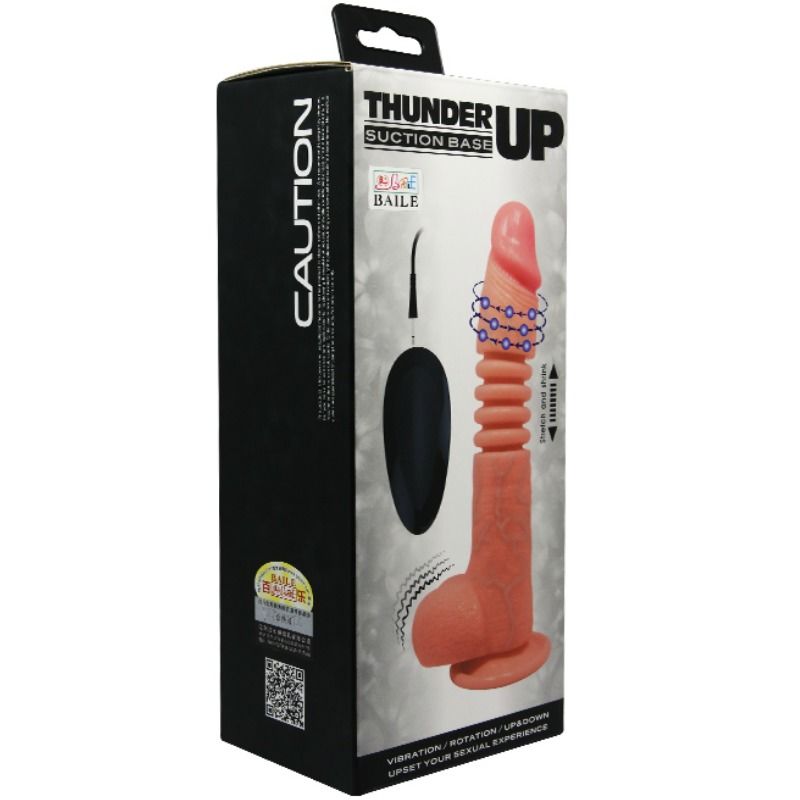 Vibrator Multifunctional, Baile - Thunder Up, cu Rotatie si Miscare Sus-Jos