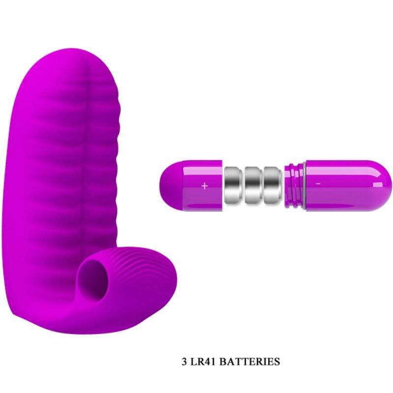 Vibrator de Deget, Pretty Love - Abbott, Noduli Dubli, Lila