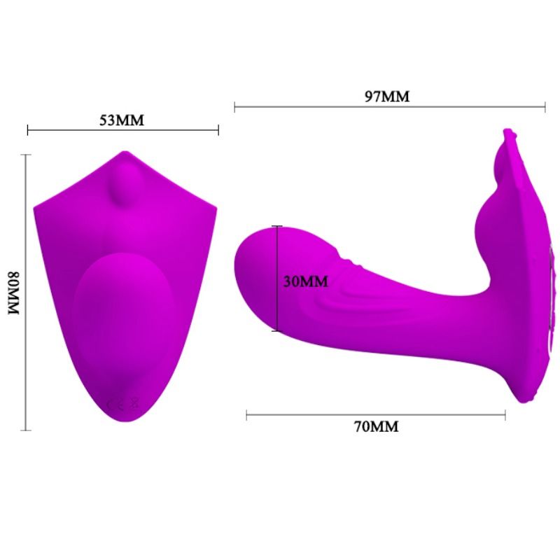 Stimulator Punct G cu Telecomanda, Pretty Love - Willie, 12 Moduri de Vibratie