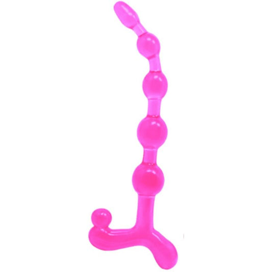 Bile Anale, BAILE - Bendy Twist, TPR Flexibil, Roz