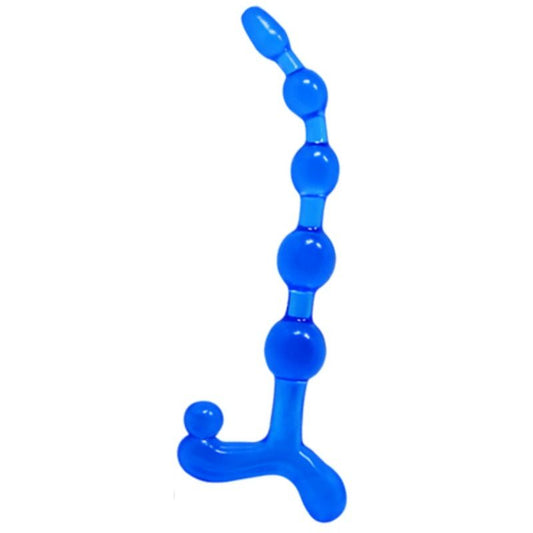 Bile Anale, BAILE - Bendy Twist, TPR Flexibil, Albastru