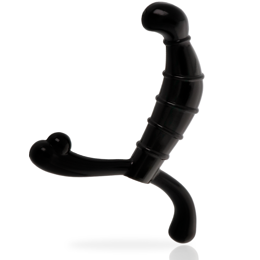 Vibrator Prostata, Addicted Toys - Prostate Pleasure, Stimulare Prostata Anus si Perineu, Negru