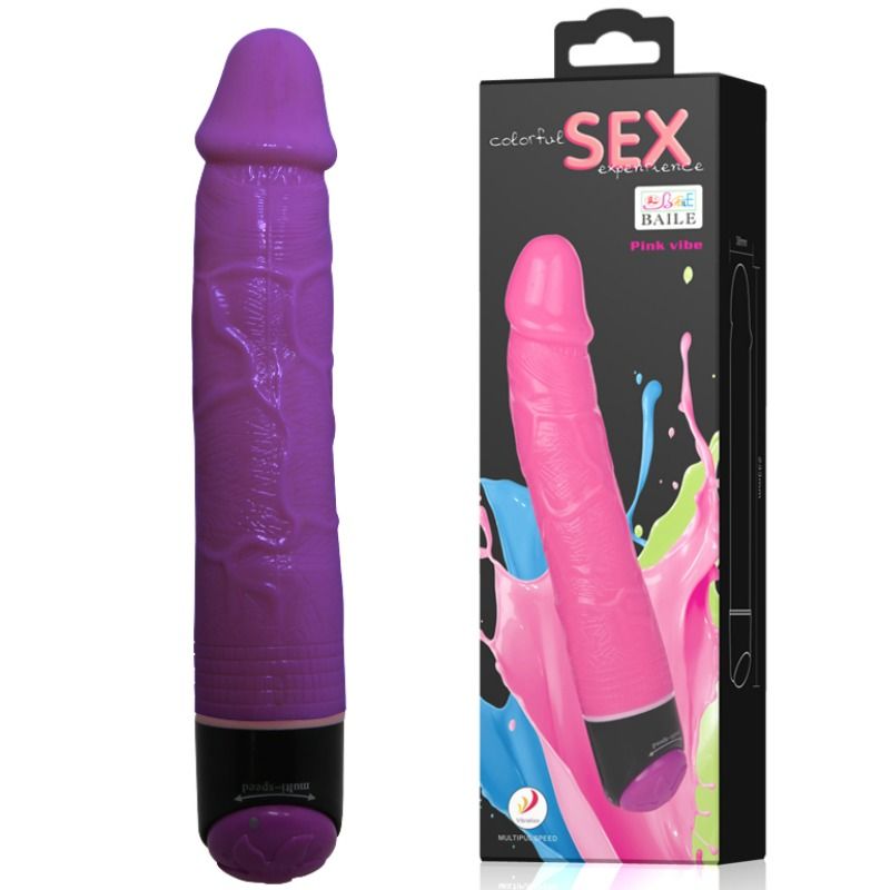 Vibrator, Baile - Colorful Sex, Realist, 23 CM Lila
