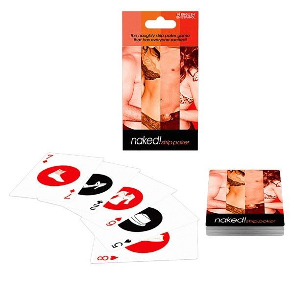 Joc de Strip Poker, Kheper Games - Naked, Pachet de Carti pentru Strip Poker, ES/EN