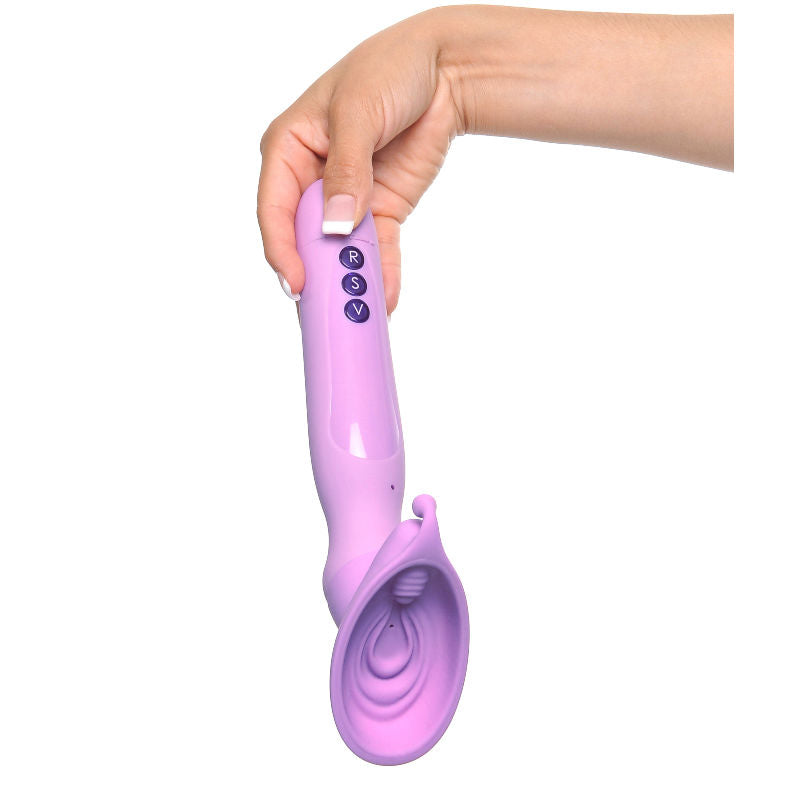 Vibrator cu Aspiratie Rotativa, Fantasy For Her - Vibrating Roto Suck-Her, Rezistent la Apa, 249 Mm