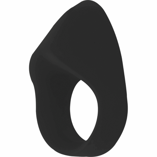Inel pentru Penis cu Vibratii Reincarcabil, INTENSE - OTO, Silicon Medical, Negru