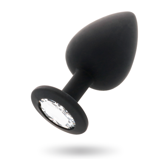 Dop Anal, INTENSE - Shelki S, Silicon Medical Moale, Negru, 2,8 x 7,2 cm