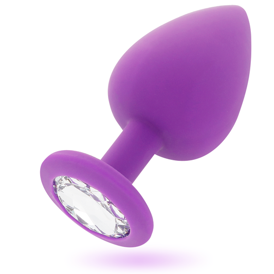 Dop Anal din Silicon Medical, INTENSE - Shelki L, Lila, 4,4 x 9,2 cm