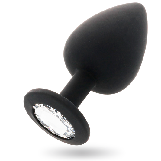 Dop Anal, INTENSE - Shelki L, Silicon Medical Moale, Negru, 4,4 x 9,2 cm
