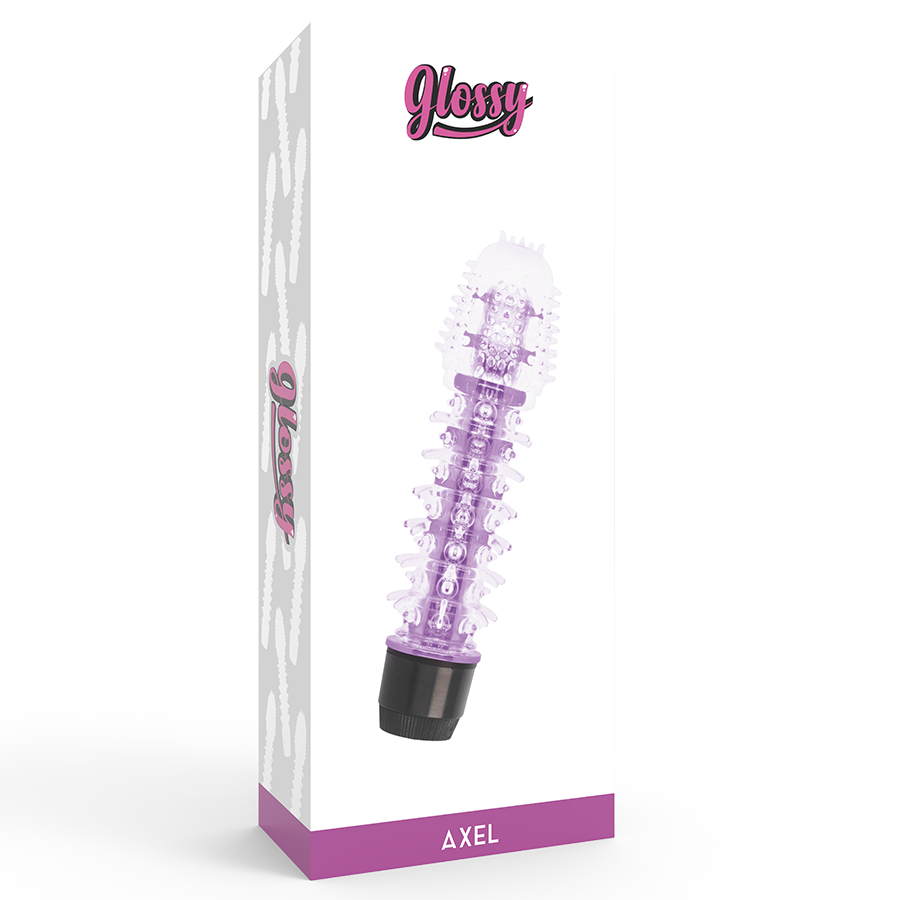 Vibrator, Glossy - Axel, Vibratii Multiple, 14 CM Lilac