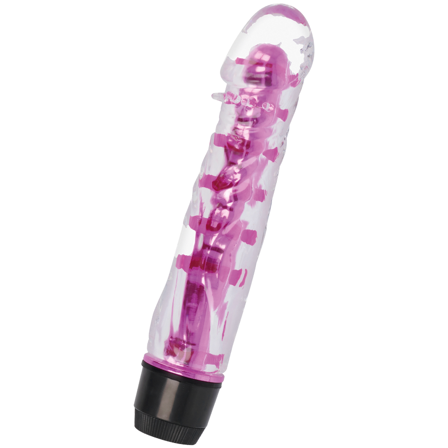 Vibrator, Glossy - Lenny, Impermeabil, 14 CM Roz