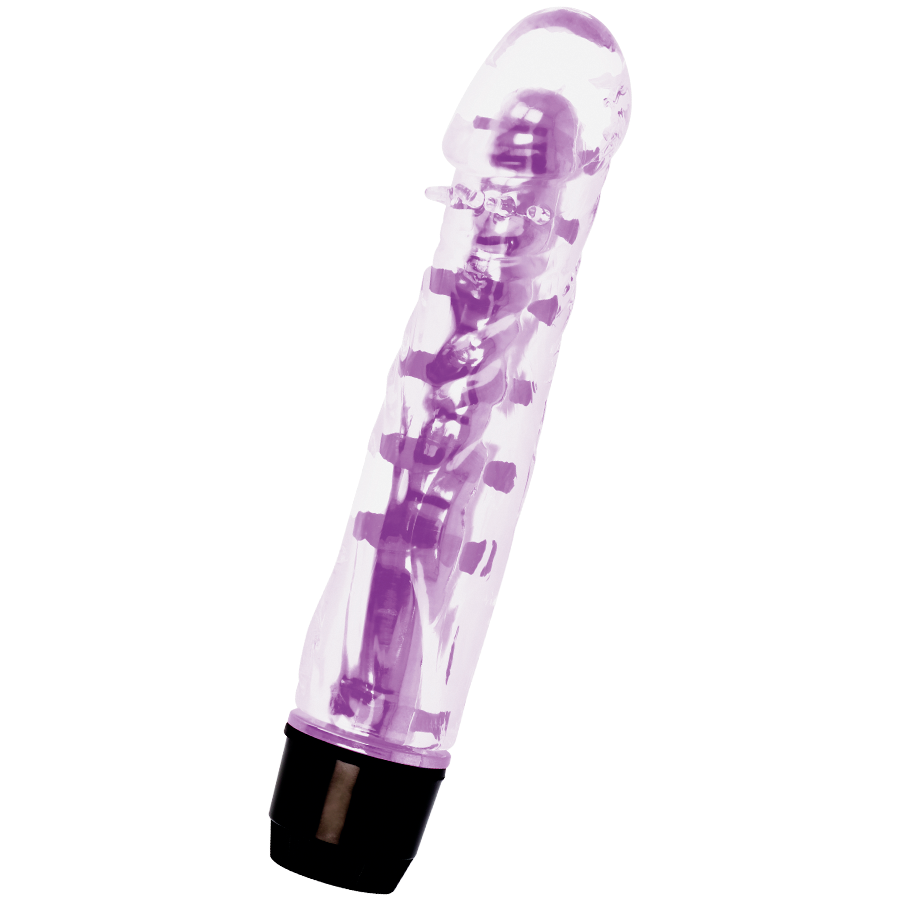 Vibrator, Glossy - Lenny, Vibratii Multiviteza, 14 CM Purple