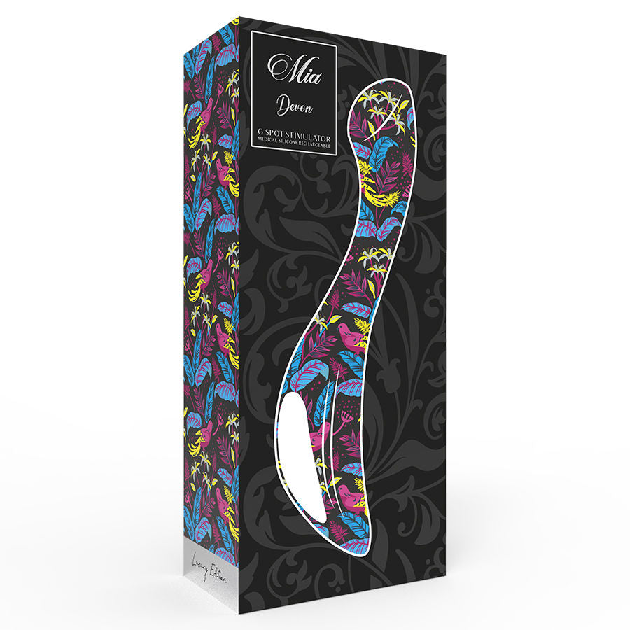 Vibrator Punctul G, Mia - Devon, Silicon Medical, Verde