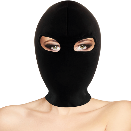 Masca BDSM Supunere, DARKNESS - cu Deschidere Ochi, Spandex, Neagra