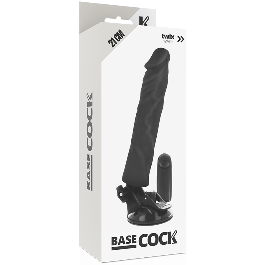 Vibrator Realistic, Basecock, cu Telecomanda cu Fir, Nud 21 x 4 CM