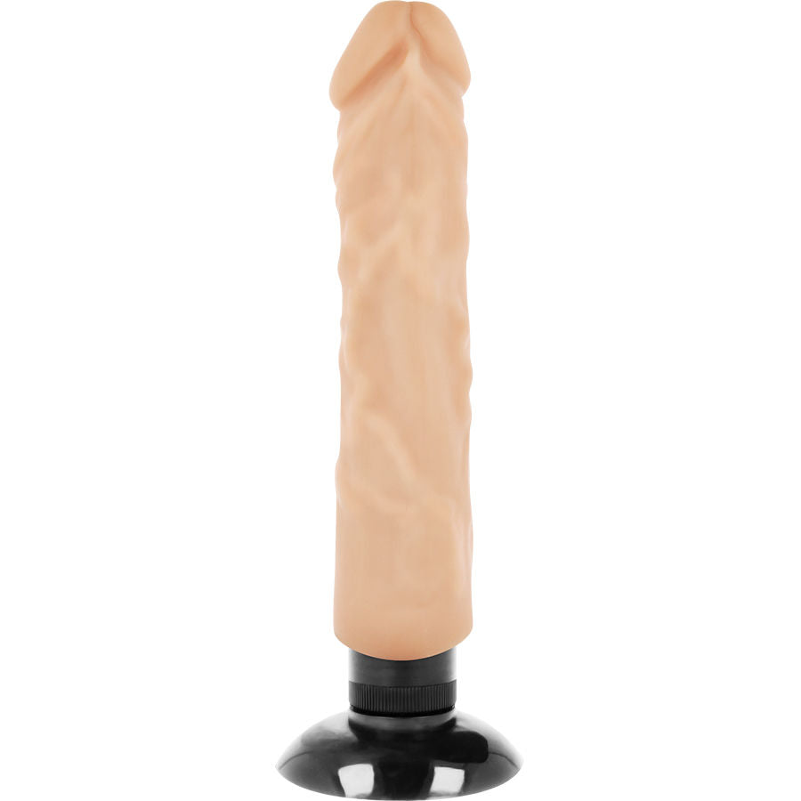 Vibrator Realistic, Basecock - 2-1, Baza cu Ventuza Detasabila, Nud 20 x 4 CM