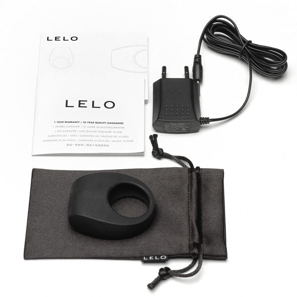 Inel Vibrator, Lelo - Tor II, Reincarcabil, Negru