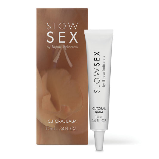 Balsam Stimulator Clitoris, BIJOUX - Slow Sex, Efect Caldura, Aroma Cocos, 10 ml