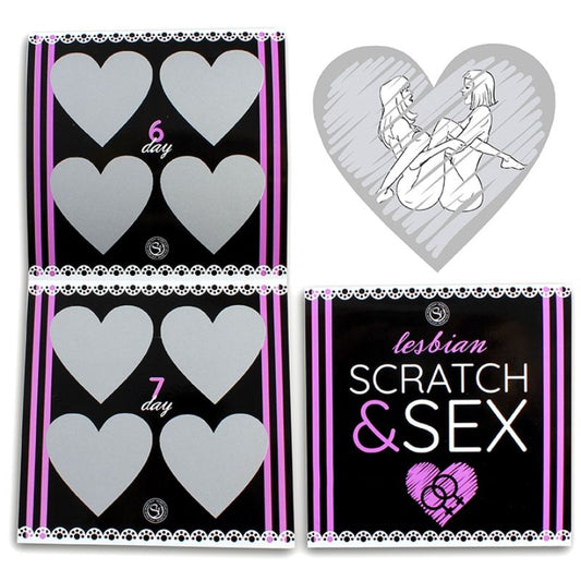 Joc Erotic Scratch & Sex, SECRETPLAY - Pozitii Lesbiene, ES/EN/FR/PT/DE