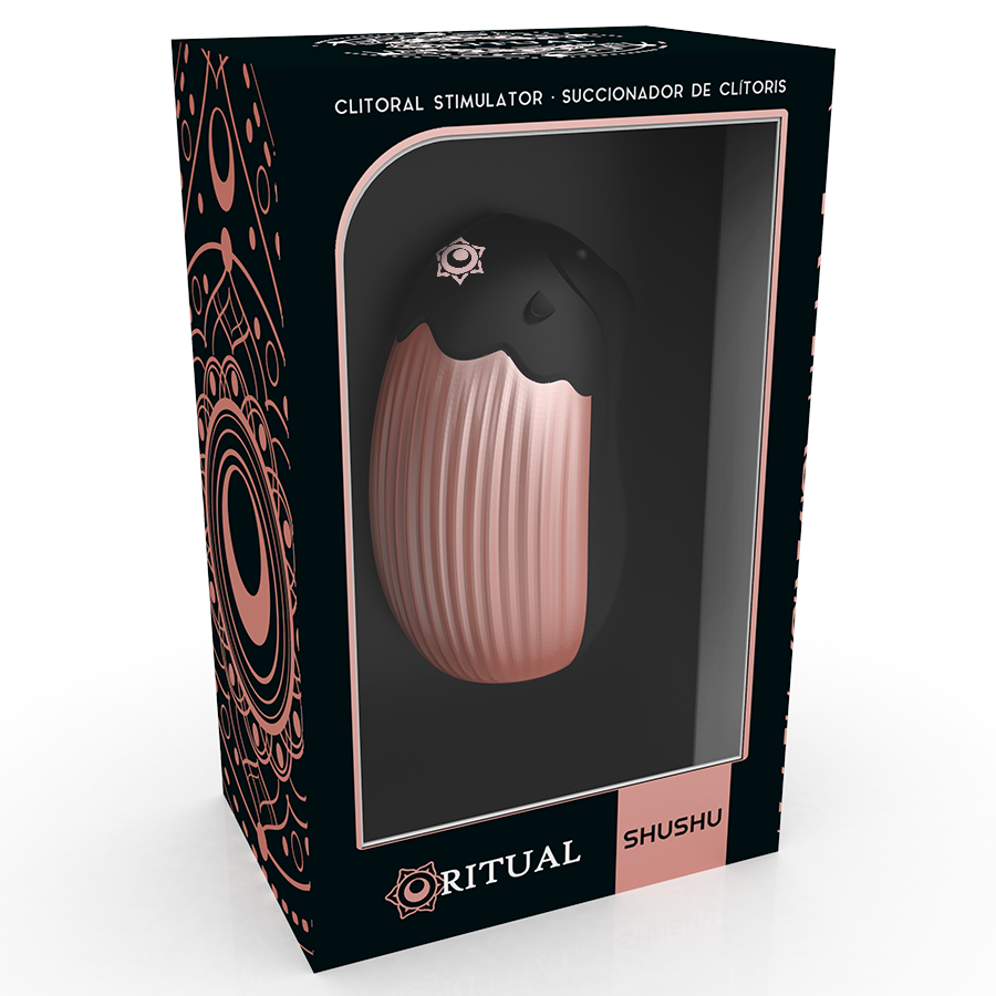 Stimulator Clitoris, Rithual - Shushu 2.0, Suctiune fara Contact si Vibratii, Aqua