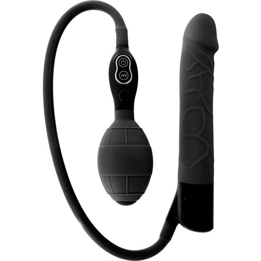 Vibrator Gonflabil, Seven Creations, 7 Functii, 15 CM x 3 CM / Negru