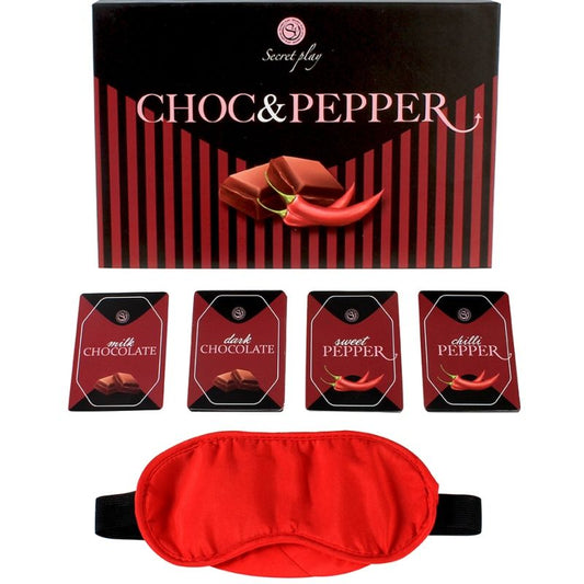 Joc Erotic Choc & Pepper, SECRETPLAY - 48 Carti pe 4 Niveluri, Editia Spaniola/Engleza