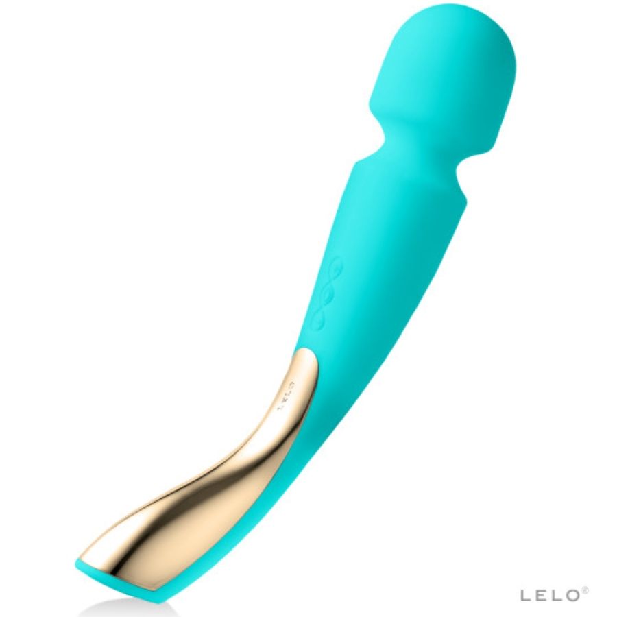 Bagheta de Masaj, Lelo - Smart Wand 2, 10 Moduri de Vibratie, Negru
